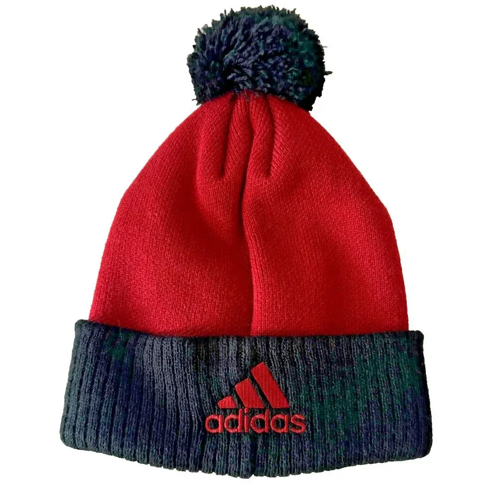 Adidas Miami Heat Boys 4-7 Winter Beanie Hat Cap w/Pom NEW Kids Youth